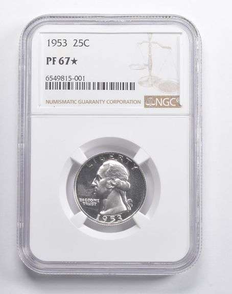 PF67* STAR 1953 Washington Quarter NGC
