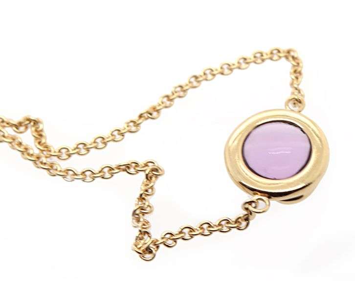 Tiffany & Co. Paloma Picasso Amethyst Cabochon Bracelet in 18K