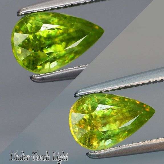 Gorgeous 1.58ct color shifting Russian Sphene