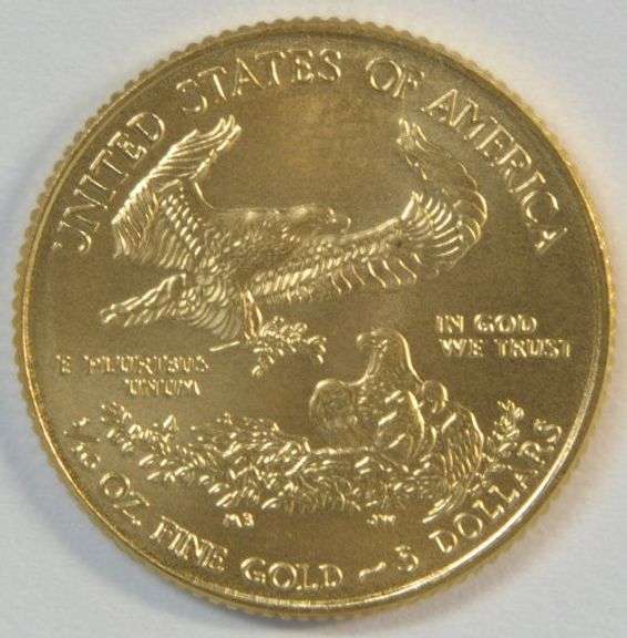 Pristine Superb Gem BU 2015 $5 American Gold Eagle coin