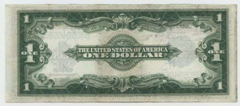 Crisp AU Series of 1923 Large Size $1 Silver Certificate note