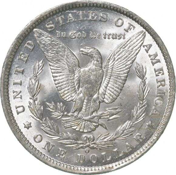 1890-O Morgan Silver Dollar