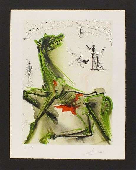 Art selection including Miro, Matisse & Salvador Dali