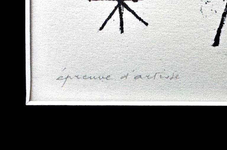 Miro Matted Art Print