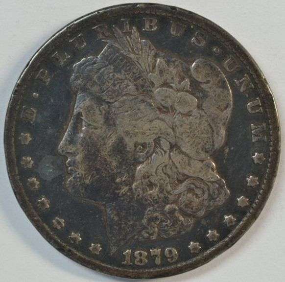 Rare key date 1879-CC Morgan Silver Dollar