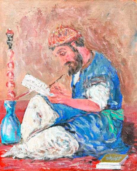 Original Persian Decorative Painting on Board