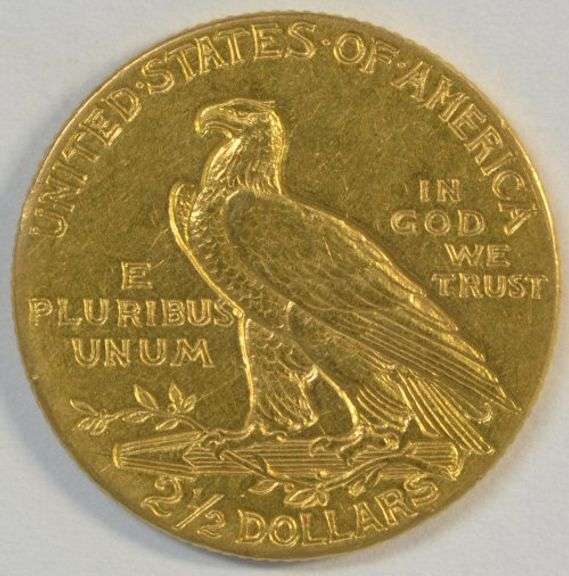 Desirable 1908 US $2.50 Indian Gold Piece. 1st year issue