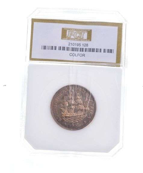 PR68 Red & Brown 1948 South Africa 1/2 Penny - Graded PCI
