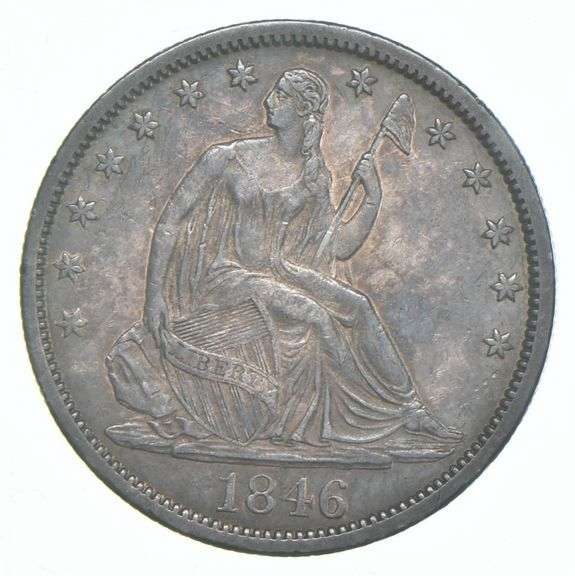 1846-O Seated Liberty Half Dollar Tall Date