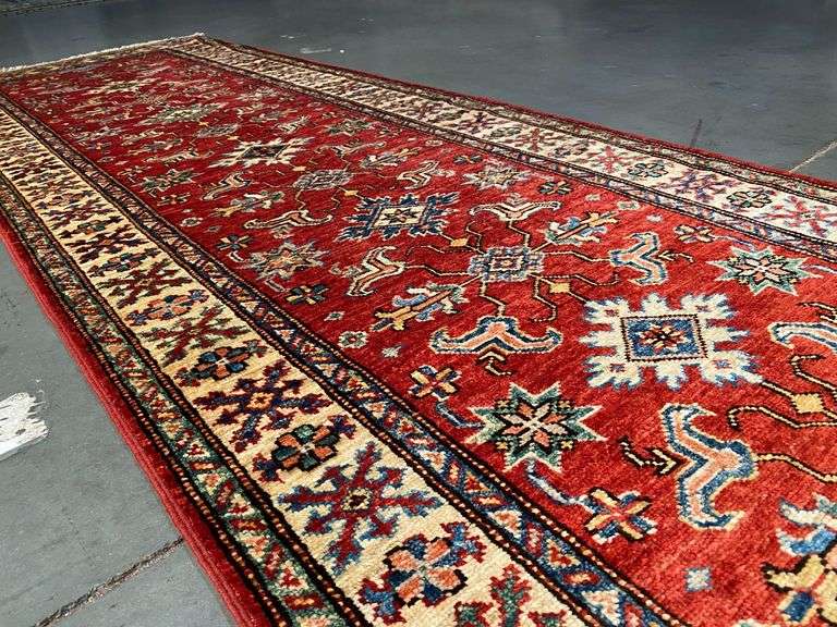 Exquisite Fine Super Kazak Runner 10'