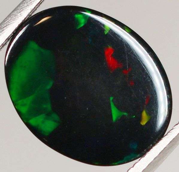 Silky 1.87ct electric flashing black opal