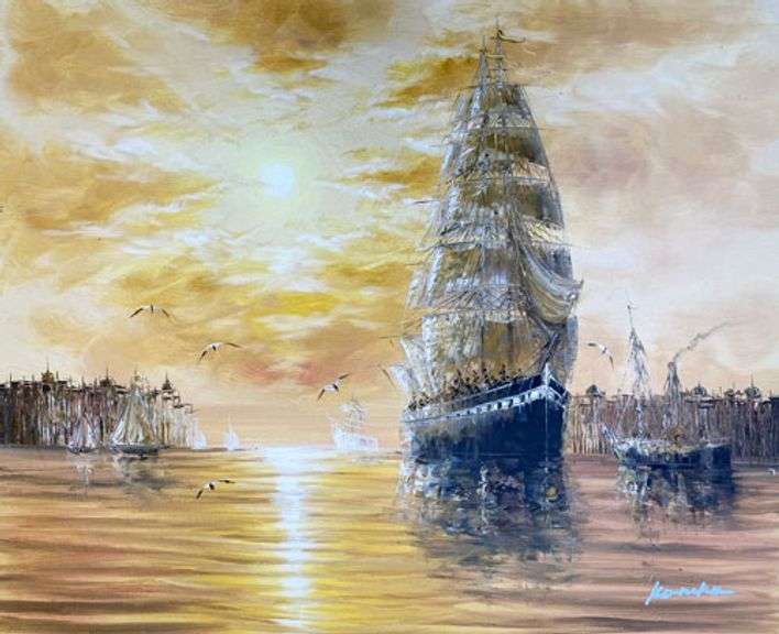 NICE AND SPECIAL PAINTING ON CANVAS