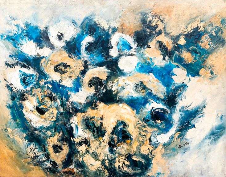 Original Signed Abstract Painting