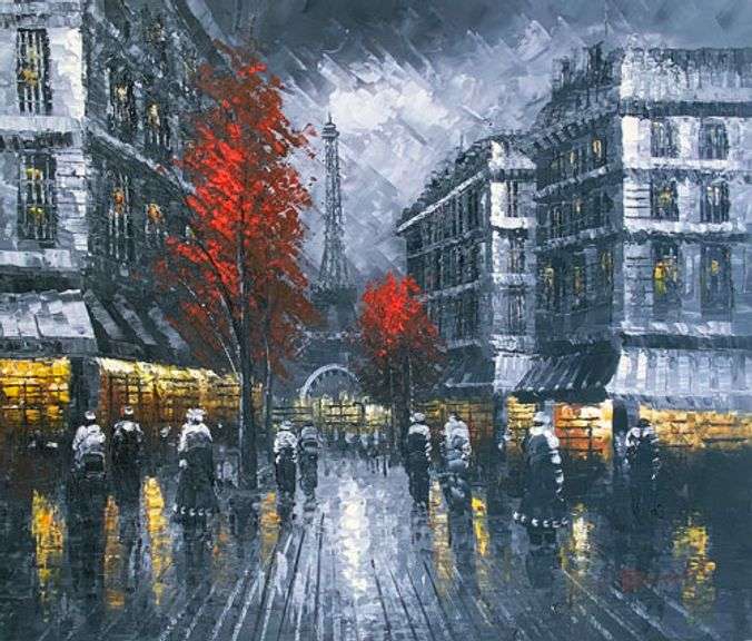 VERY SPECIAL BEAUTIFUL PAINTING ON CANVAS
