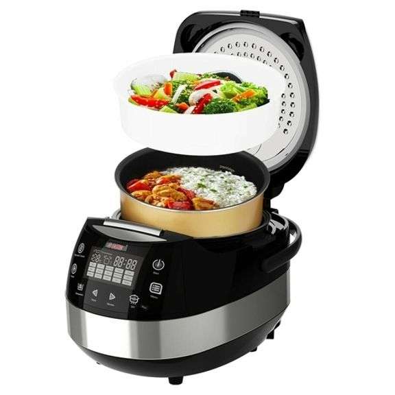 5.3Qt Asian Rice Cooker Digital Programmable 15-in-1