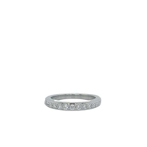 PLATINUM RING WITH DIAMONDS