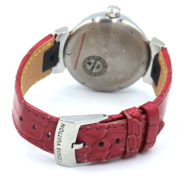 Louis Vuitton Tambour Watch with Extra Strap