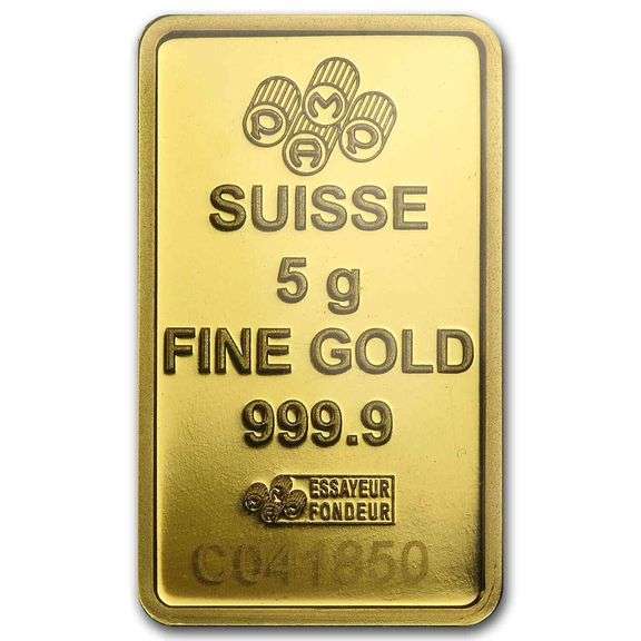 PAMP Suisse 5.0 GRAM GOLD BAR