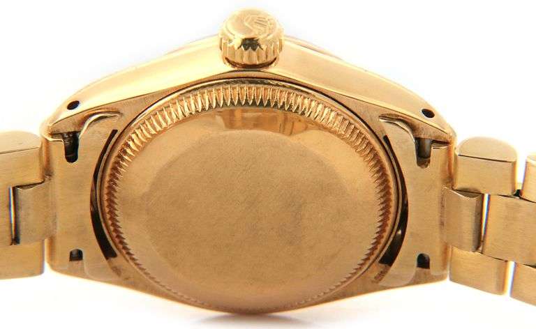 Ladies Rolex Datejust President 6917, 18K Gold, W/Box & Booklet