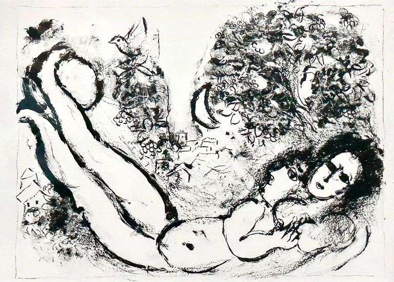 Marc Chagall Matted Art Print