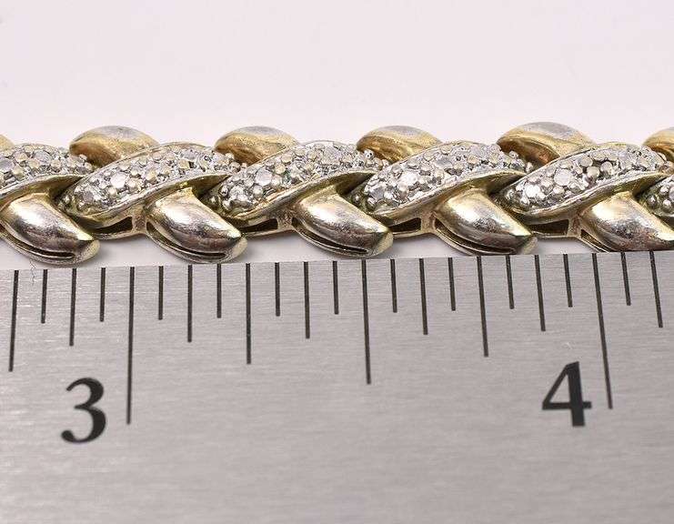 X Link Bracelet In Sterling Silver