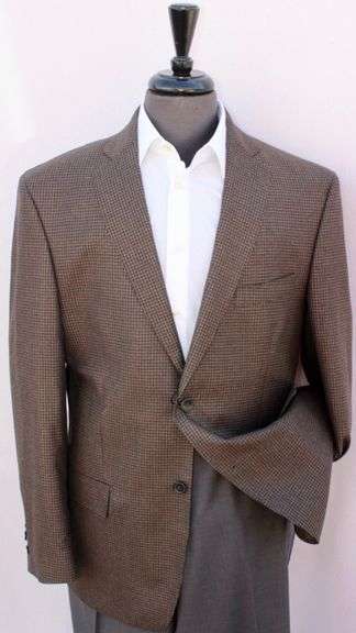 Comfort Fit Wool & Cashmere Houndstooth Blazer