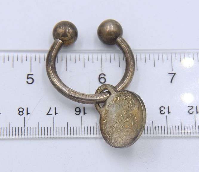 Tiffany & Co Silver Keyring