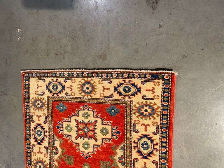 Stunning Fine Kazak  Runner 2.6x10