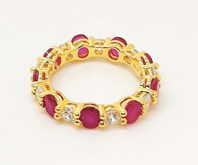 3.0 CARAT RUBY BAND RING