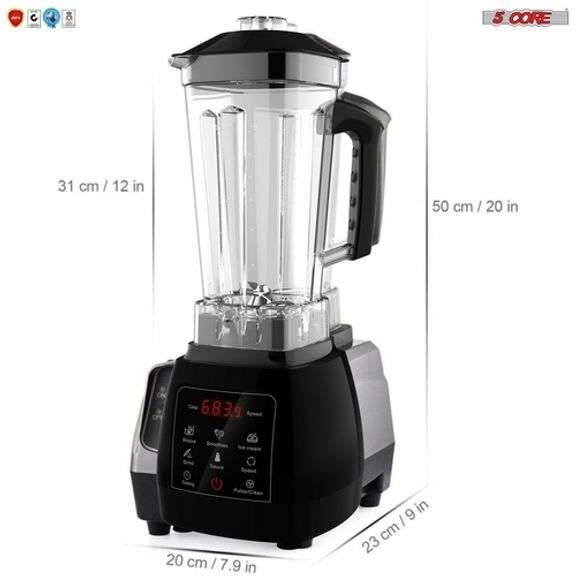 2L Professional Countertop Blender Touch Screen
