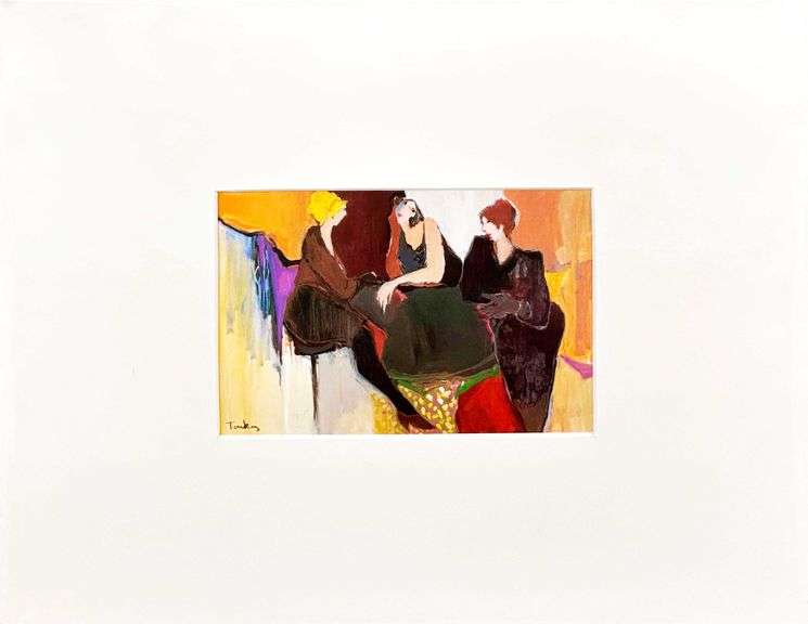 Tarkay Matted Art Print