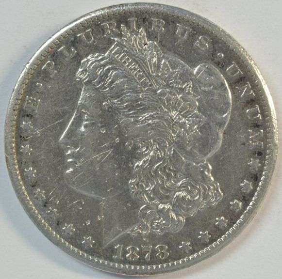 Well struck 1878-CC Morgan Silver Dollar. Key date