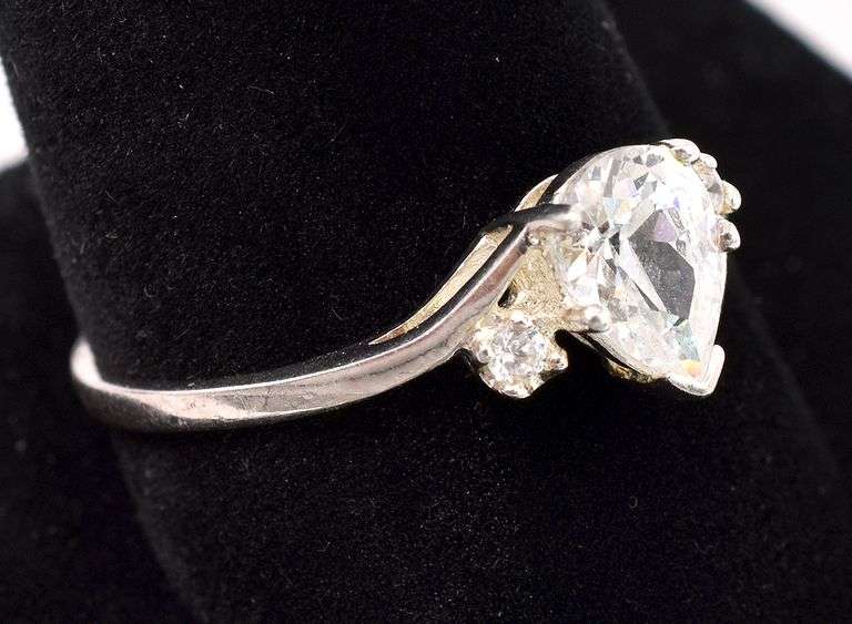 CZ Ring In Sterling Silver