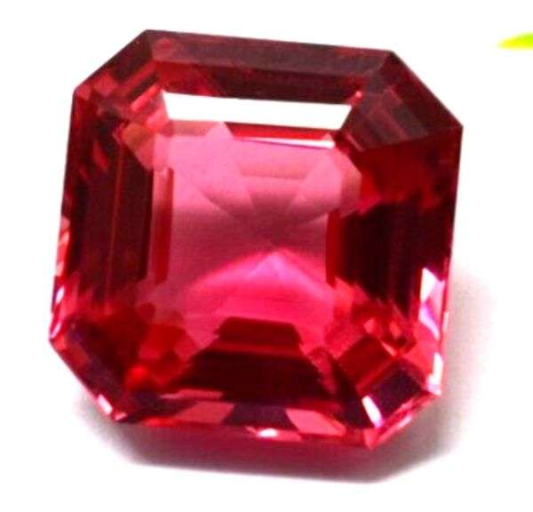8.00 CARAT RADIANT CUT NATURAL PINK SAPPHIRE LOOSE GEMSTONE