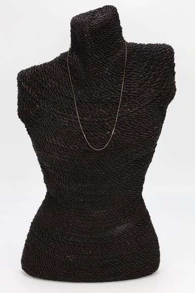10k Yellow Gold Solid Snake 0.6mm Chain Magic Round Link Square Necklace 18"