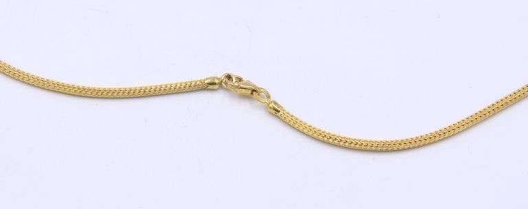 Incredible Yellow Gold Tanzanite and Diamond Necklace