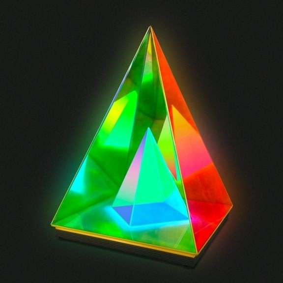 Trigon Acrylic Pyramid Lamp