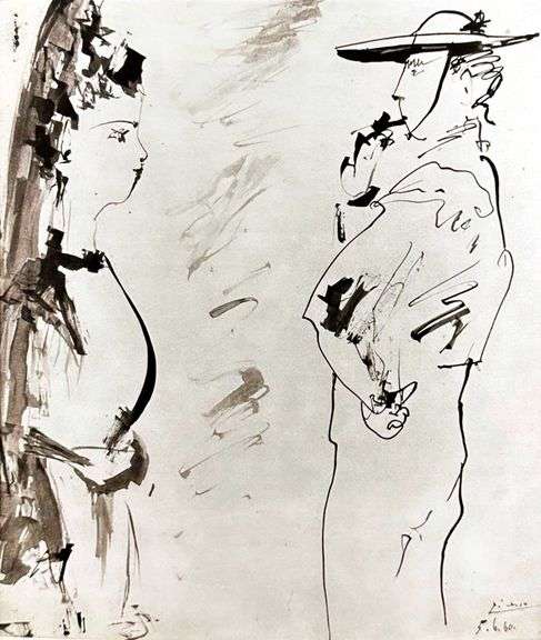 Picasso Matted Art Print