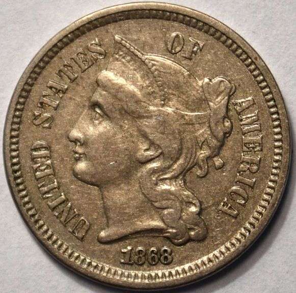 1868 3 Cent Nickel