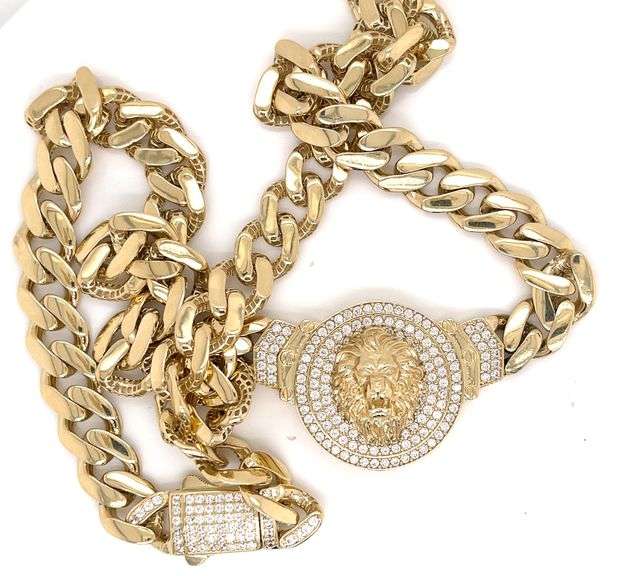 14K GOLD MIAMI CUBAN CHAIN NECKLACE