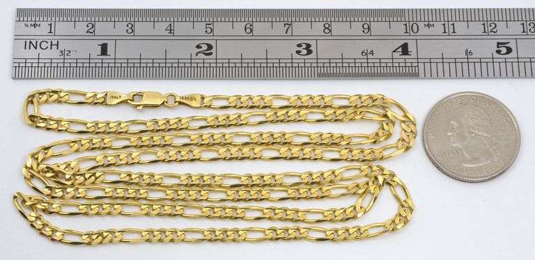 Useful Long & Durable 14k Link Necklace