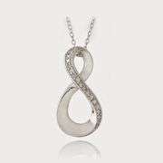 Sterling Silver DiamondNecklace