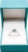 Rare Tourmaline & Diamond Ring in 14kt Solid Gold