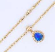 Favorite Yellow Gold Boulder Opal Pendant on Chain