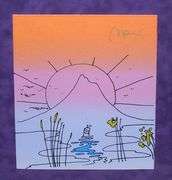 Peter Max, Original painting, mixed media on paper.