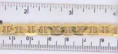 Italian Yellow Gold Marine Link Chain Necklace