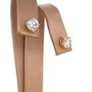 1.28 CARAT DIAMOND STUDS CRAFTED IN 14K YELLOW GOLD