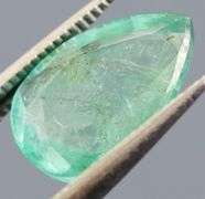 Glowing blue green 2.12ct unheated Emerald
