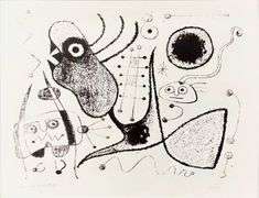 Miro Matted Art Print