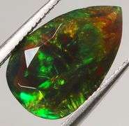 Eye catching 1.18ct Welo black Opal